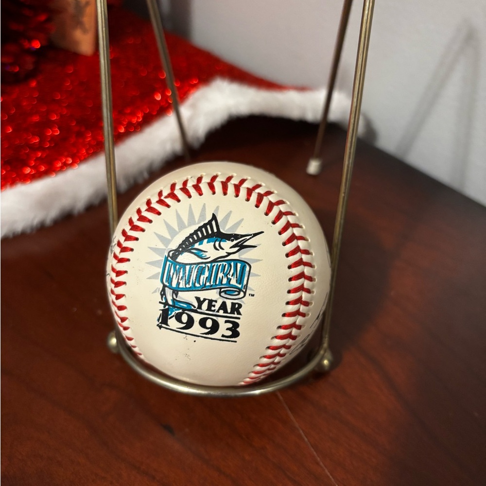 1993 Marlins Commemorative Baseball Fotoball